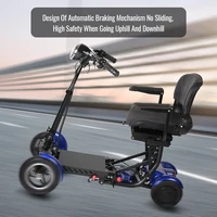 Scooter électrique de mobilité à 4 roues, double moteur 500W, batterie au Lithium 36V 18Ah, léger et pliable, longue portée 50km 5