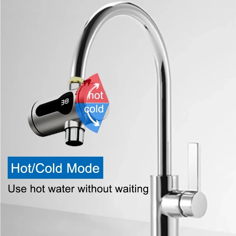 Xiaomi Stainless Steel Electric Hot Water Faucet Instant Hot Heating Faucet 3