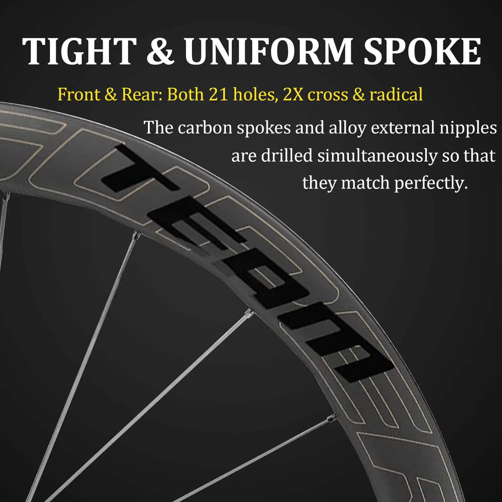 スーパーチーム-カーボンロードバイククリンチャー,U字型ホイール