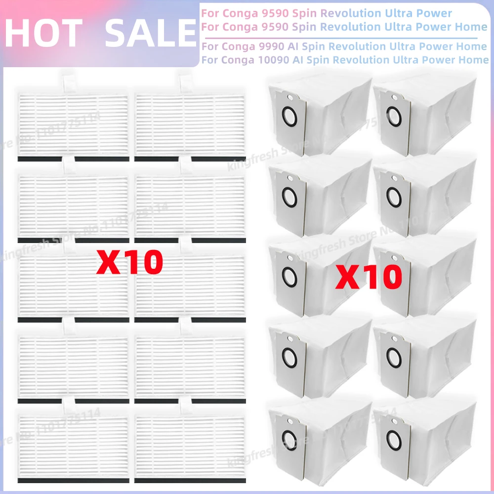 Kit D'entretien Complet Pour Cecotec Pour Conga 9590 9990 AI