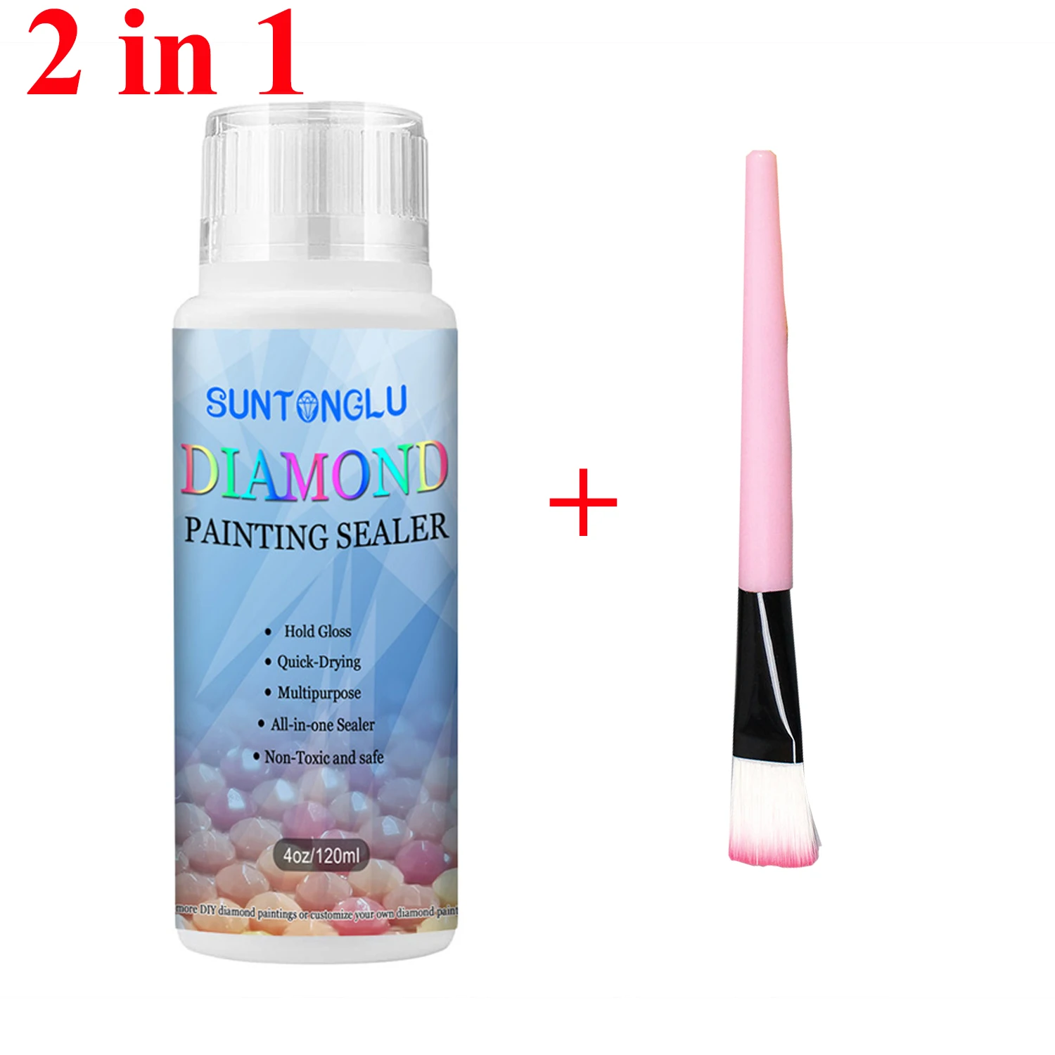 Diamond Painting Sealer 3-Pack 360ML 5D Diamond Painting Glue Sealer  Diamond Art Glue Sealer Permanent Hold & Shine Effect Diamond Painting