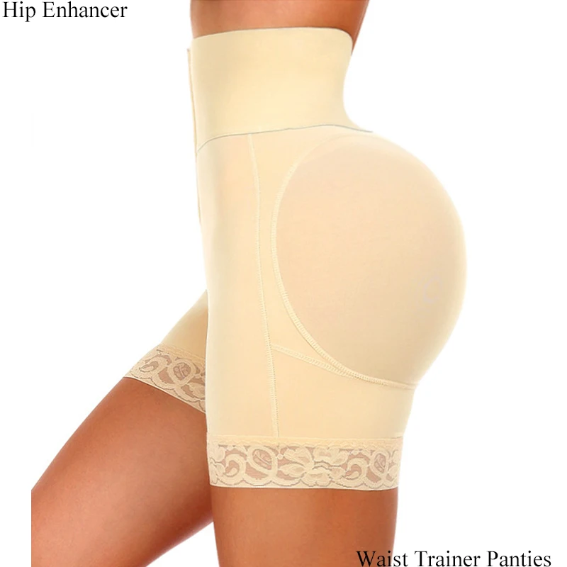 Fajas Colombianas High Compression Grarment Butt Lifter Zipper Butt Pads  Seamless Hip Enhancer Shorts Tummy Control Panties Skim - Shapers -  AliExpress