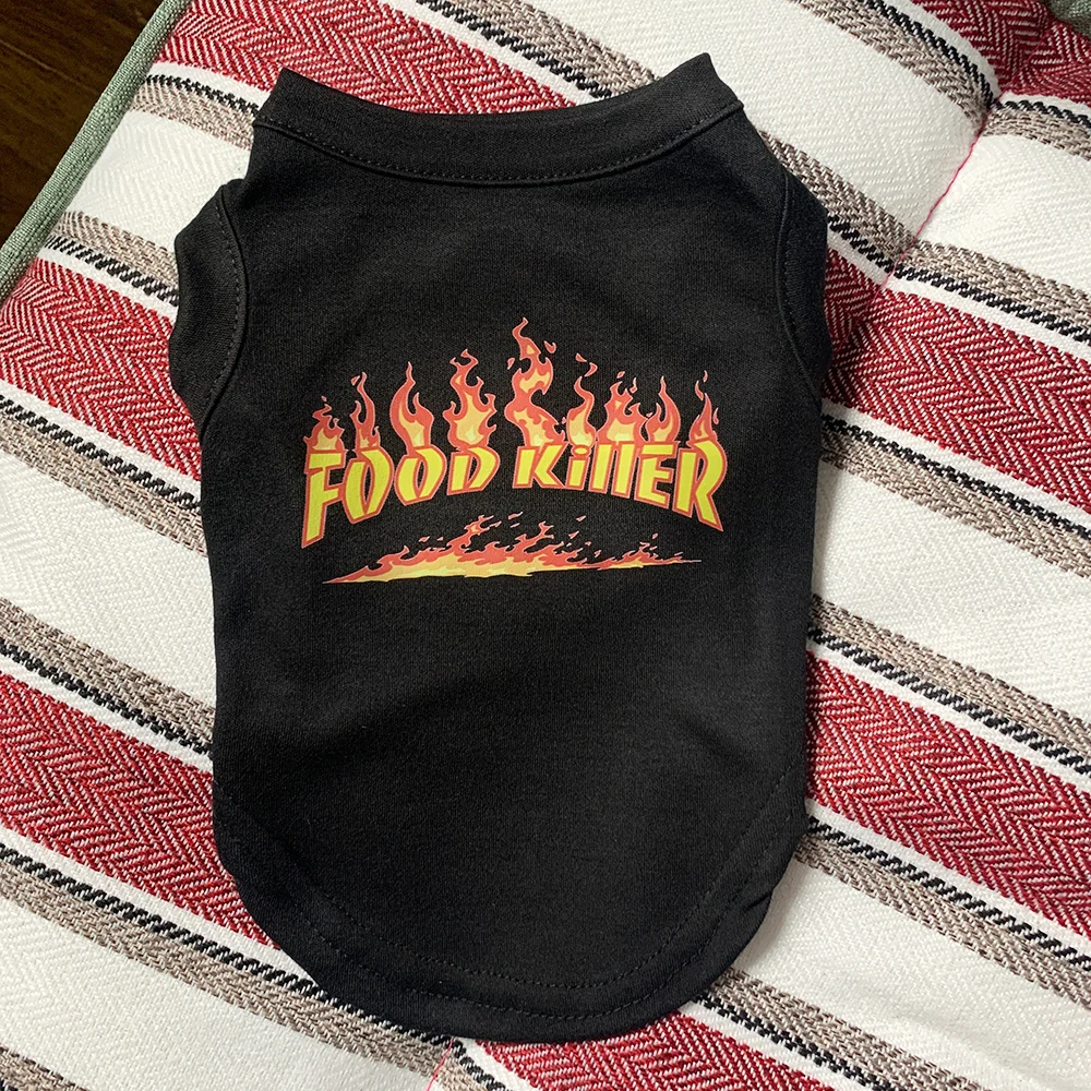 Gilet personnalisé sans manches pour chiens FOOD KILLER - 2025 - Doglovedesign : Vêtement et accessoires pour chiens