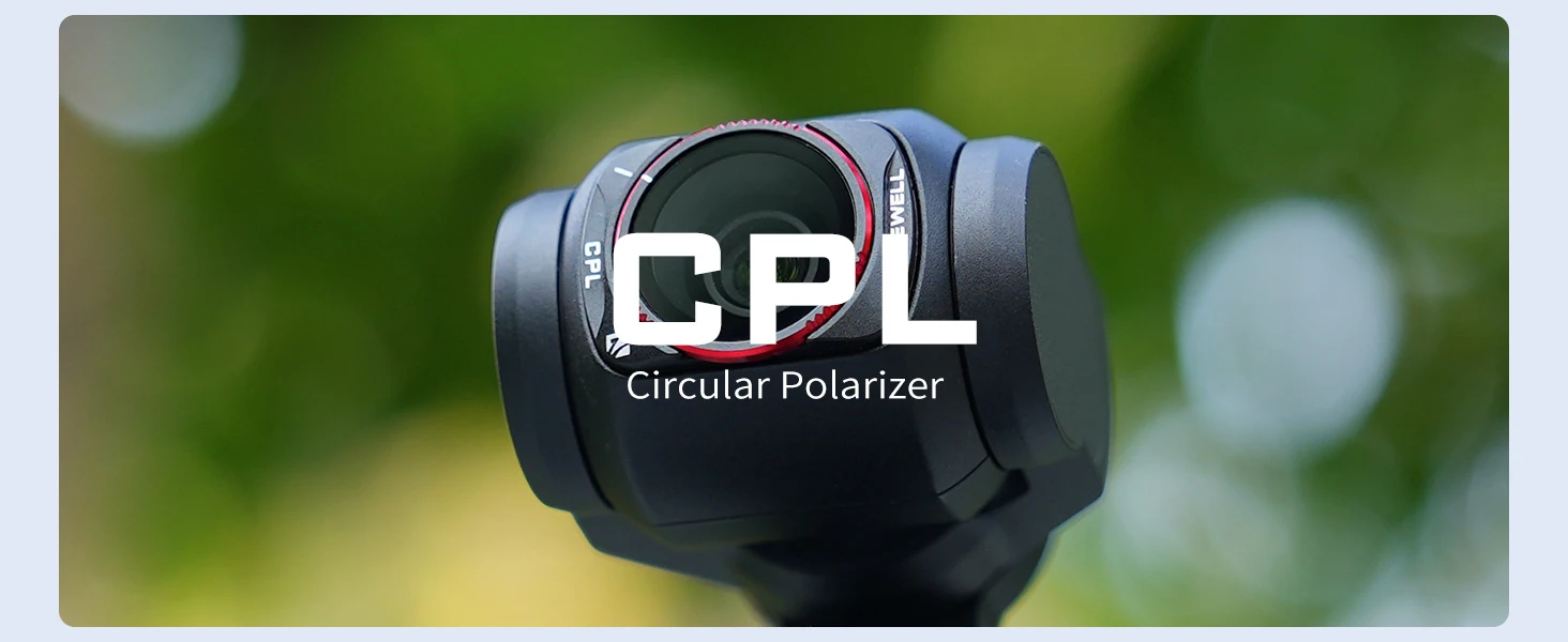 Circular Polarizer CPL Filter for Osmo Pocket 3 - Minimizes Glare and Elevates V