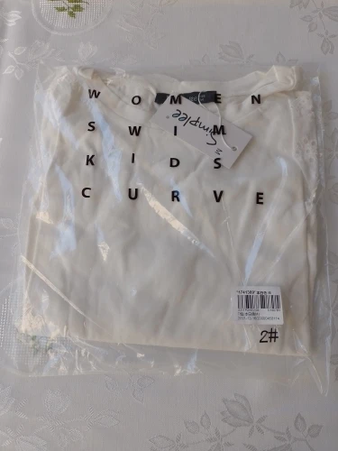 Women's Casual white drawstring waistband t-shirt ruffled O-neck short sleeve T tops photo review