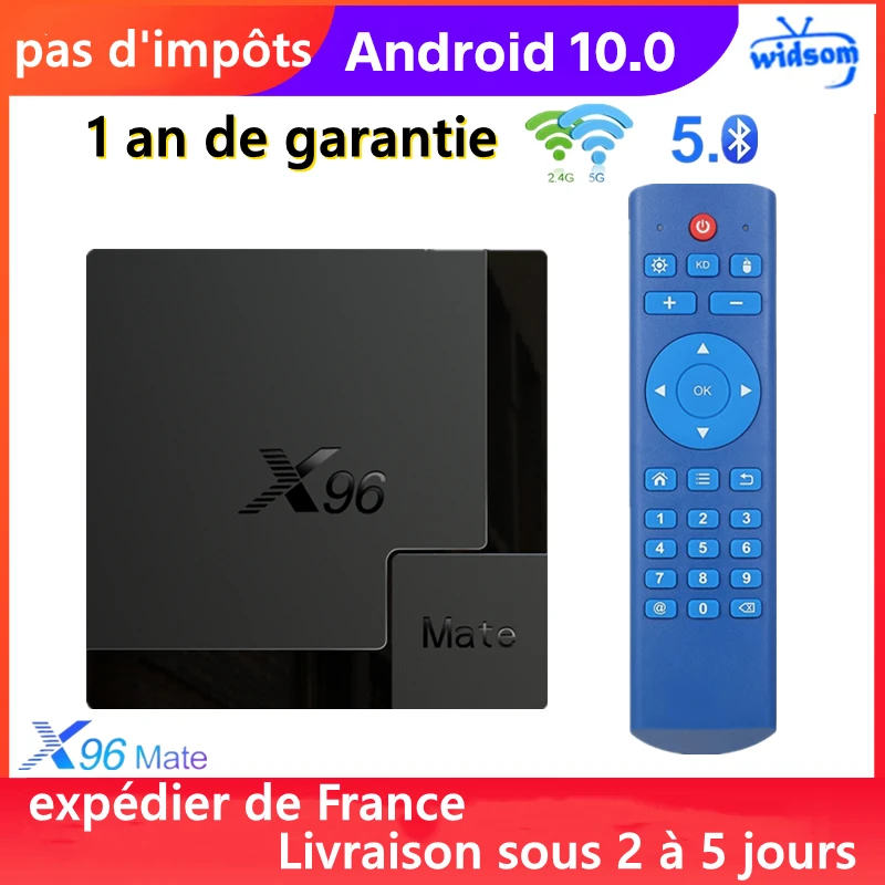 Best X96 Mate Smart Android 10.0 Tv Box Allwinner H616 4 G32G 4 G64G Lettore Multimediale X96 Smart Tv Set Top Box Nave Dalla Francia