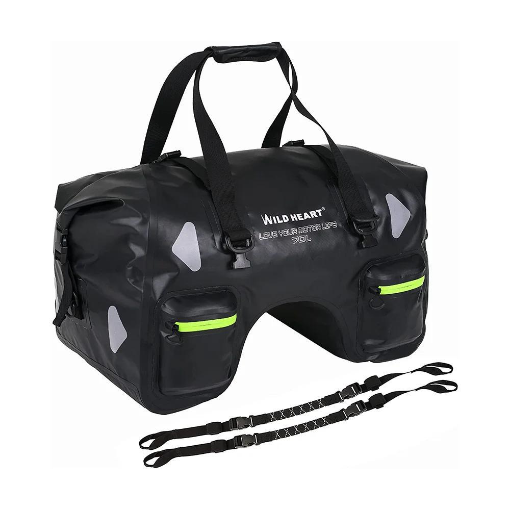 WILD HEART U shaped Motorcycle Luggage 