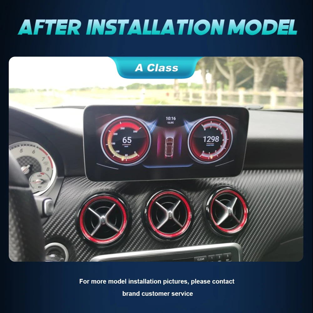 car multimedia player Android 14 GPS Touch Screen Navi Video Stereo WIFI Carplay for Mercedes Benz W176 C117 X156 W463 2012 -