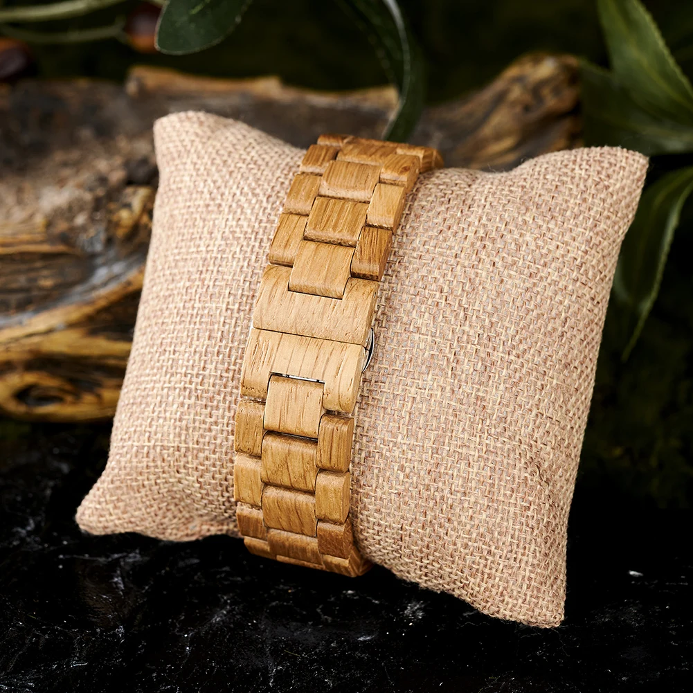 BOBO BIRD Luxury Men's Mechanical Wristwatch Wooden Relogio Masculino with Elegant Wooden Box An Ideal Father's Day Gift