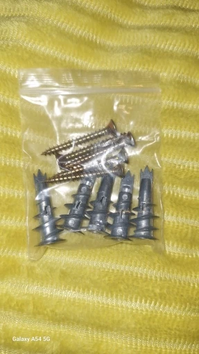 10/20/40/100/200/400pcs Zinc Alloy Self-Drilling Drywall Anchors With Screws Metal Wall Anchors Expansion Screws Drywall Bolt photo review
