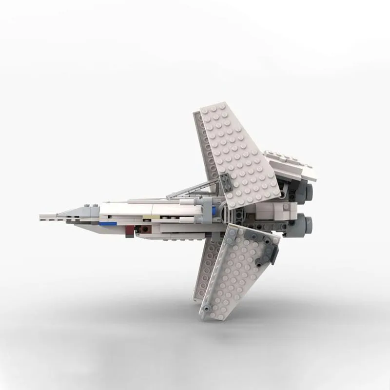 NEW Space Plan MOC V-wing Fighters Building Blocks Space