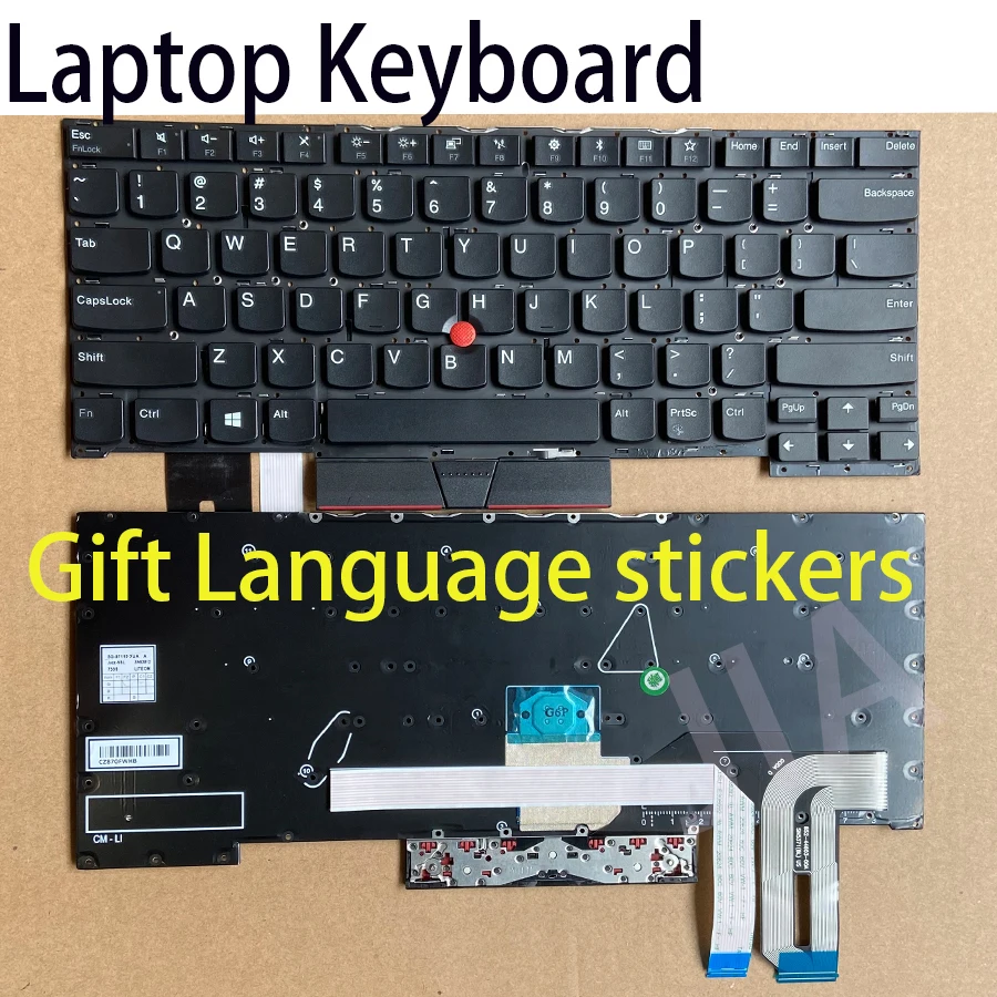 Keyboard For Lenovo Thinkpad T490S T495S T14S P1 X1 Extreme Gen1 Gen2 Laptop