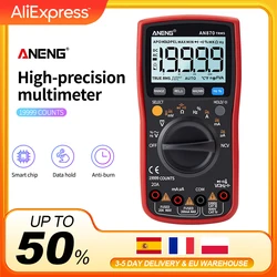 ANENG-AN870 Professional Digital Multimeter 19999 Counts True Rms AC DC Voltage Current CV Transistor Accurate Auto Range Tester