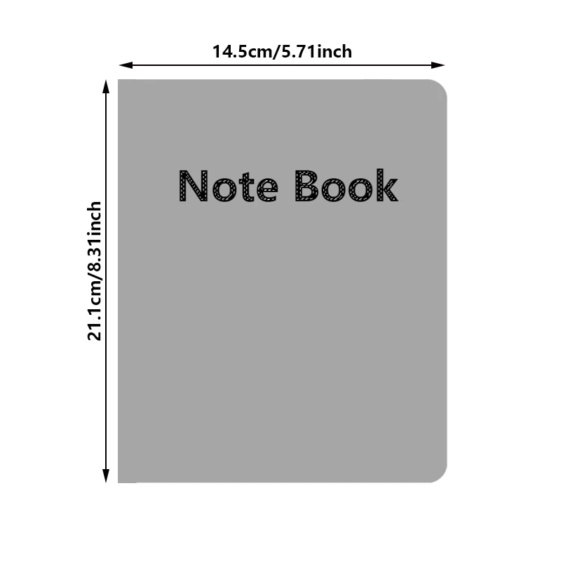 Elegant A5 Faux Leather Personalized Notebook