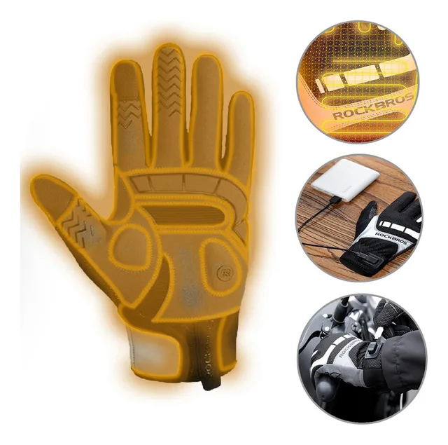 Luva De Motoqueiro Aquecimento