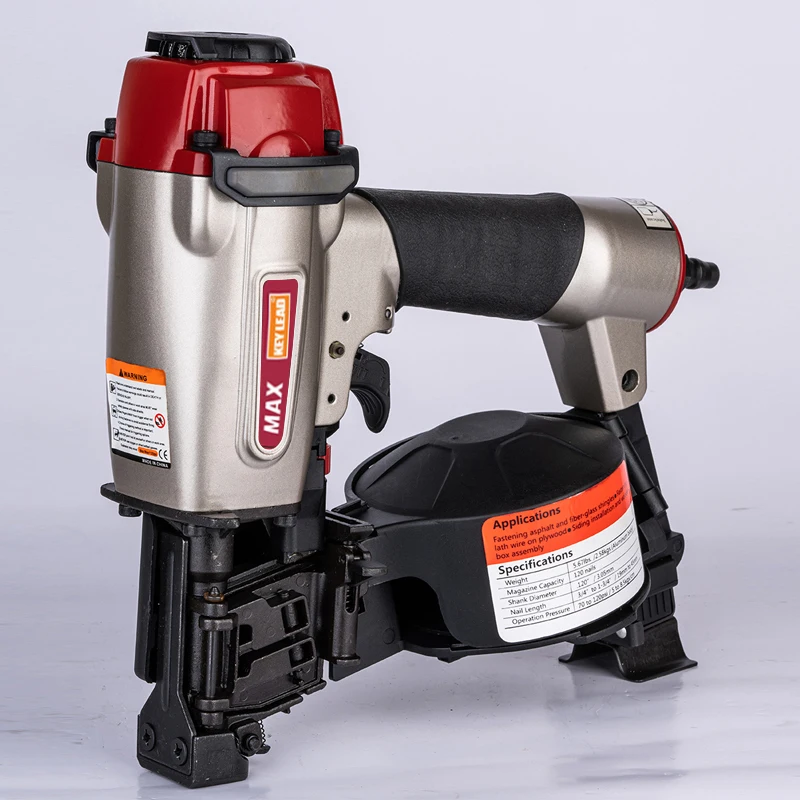 CRN45A Versatile Roofing Coil Nailer: Easy Depth Control Comfort Grip pneumatic nail gun Ideal for Roofing & Carpentry 4