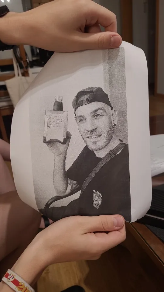 Impresora térmica portátil A4 sin tinta, máquina de impresión de documentos de palabras, Bluetooth, PDF, Excel, rollo de papel para oficina, trabajo, hogar y escuela photo review