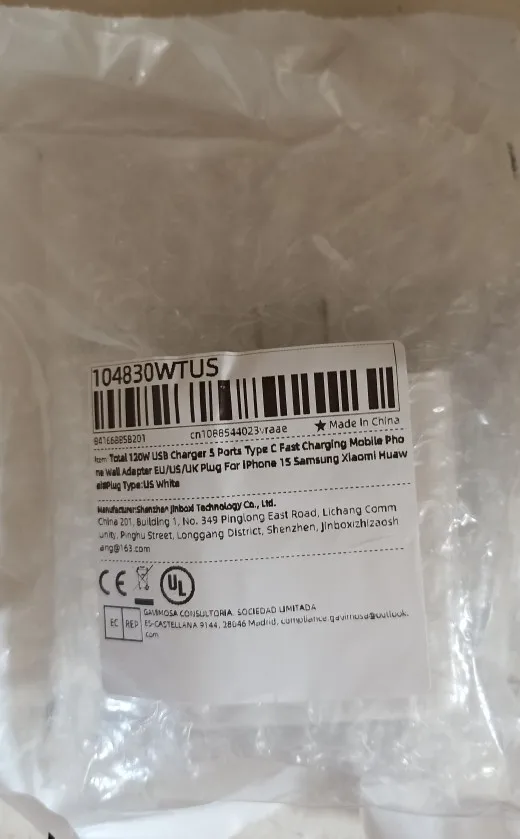 120W Multi Ports USB Charger Fast Charging Type C Mobile Phone Charger photo review