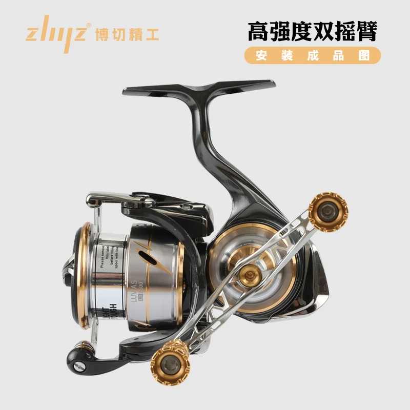 Zliilz Spinning Reel Aluminum alloy Single Handle For Daiwa