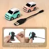 Remote Control Car Watch LED Toy 2.4GHz Mini Watch Remote Control Car Alloy RC Car Wrist Racing Watch Interactive Racing Game To 4
