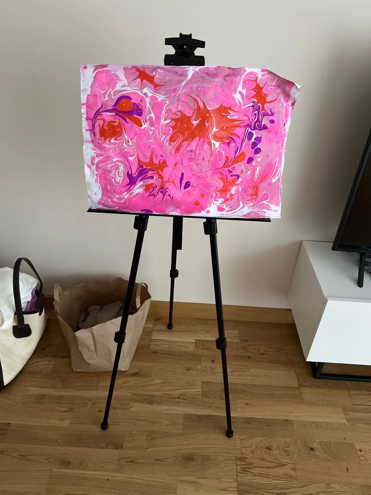 Quick-Fold Tripod Art Easel - Adjustable Drawing Stand