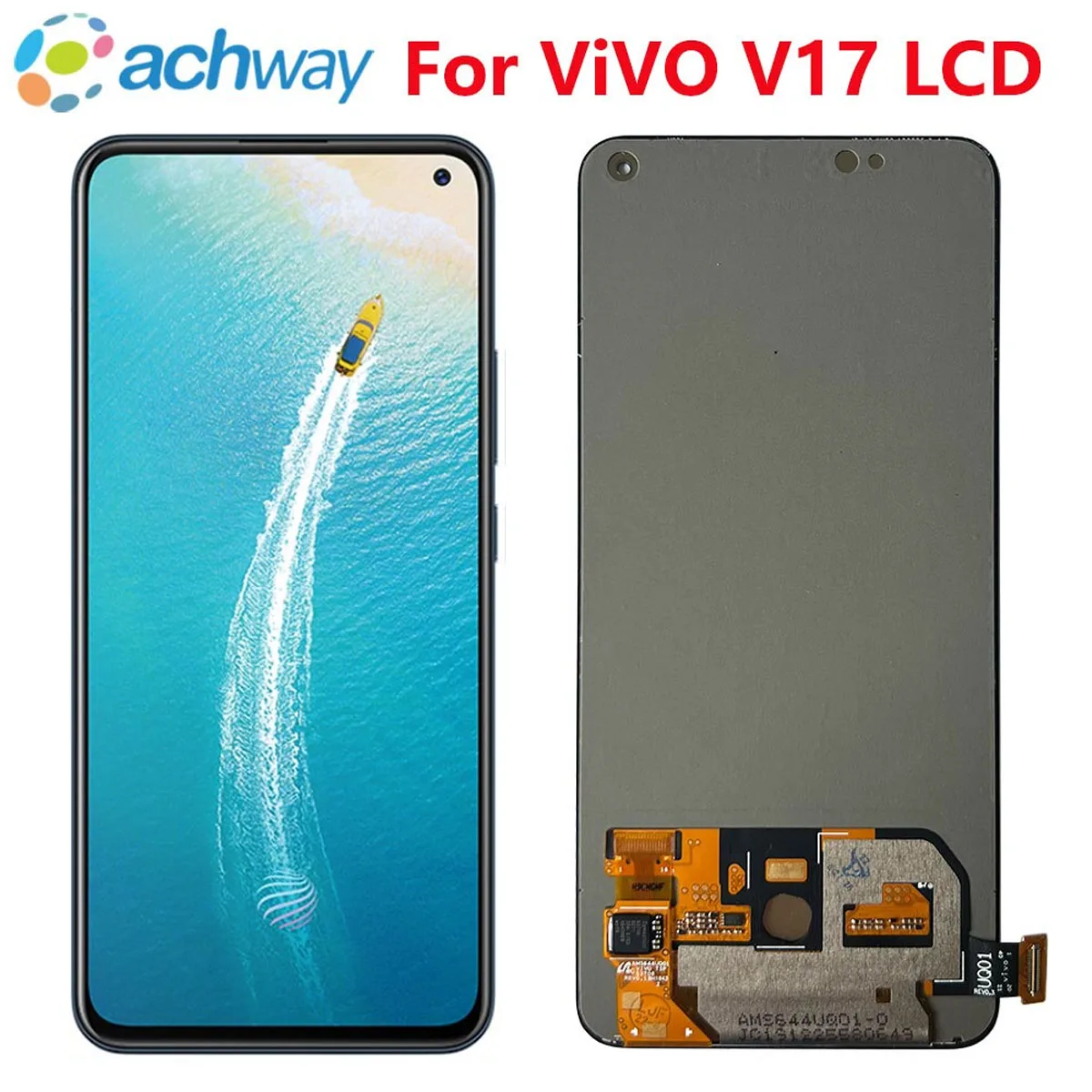 

Tested Well 6.44” For Vivo V17 LCD 1919 Display +Touch Screen Digitizer Assembly For vivo v17 LCD Screen Repair Replacement