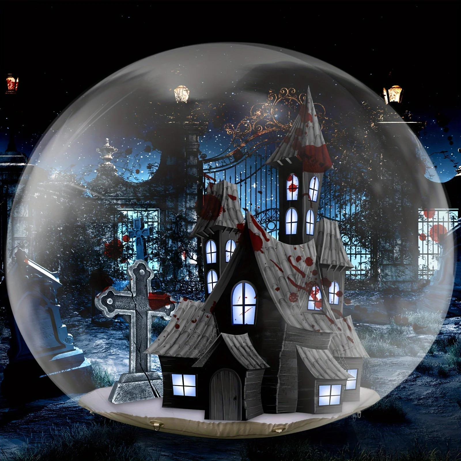 10FT Giant Inflatable Snow Globe Christmas Decorations