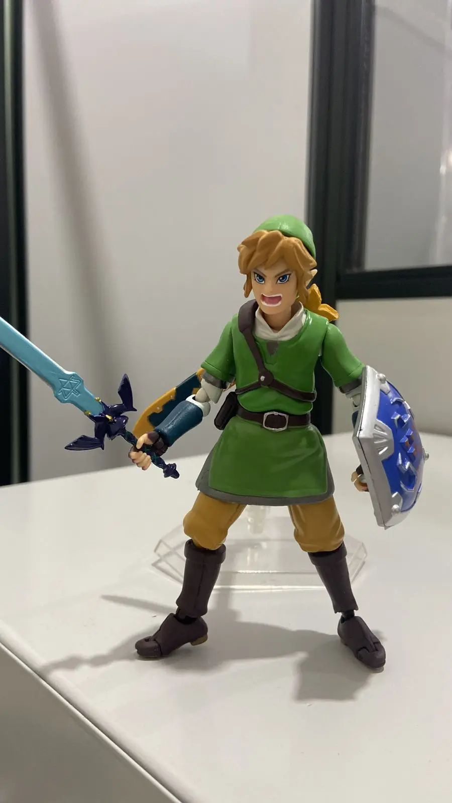 The Legend of Zelda Skyward Sword 14cm Link Action Figure Figma 153 Changeable Accessories PVC Model photo review