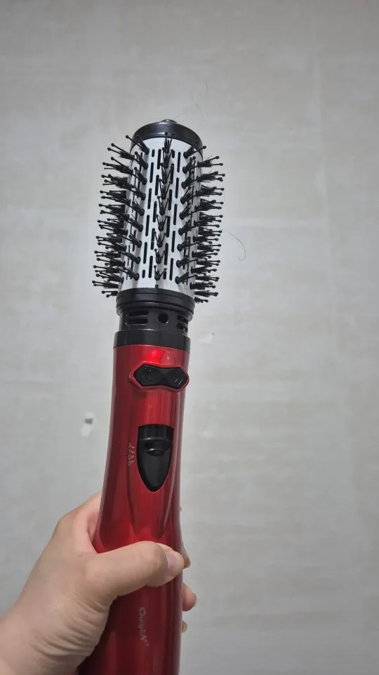 Valentine Gift Hair Curler Straightener Electric Hair Brushes Hot Comb Professional Curling Iron Heated Anti-Scald Thermal Brush photo review
