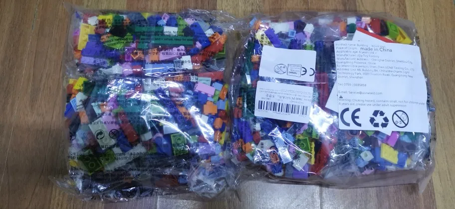 1000 DIY creative building blocks bulk set Urban Classic building blocks Assembled birthday gift children's educational toys photo review