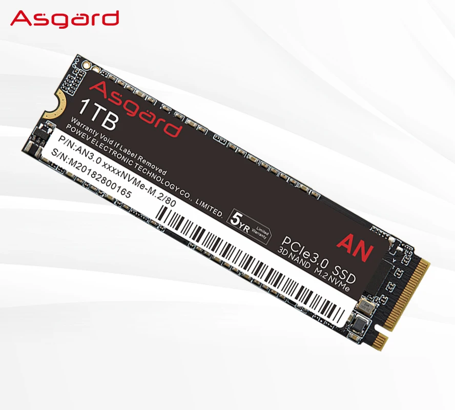 Asgard 1TB NVMe SSD Internal solid state drive