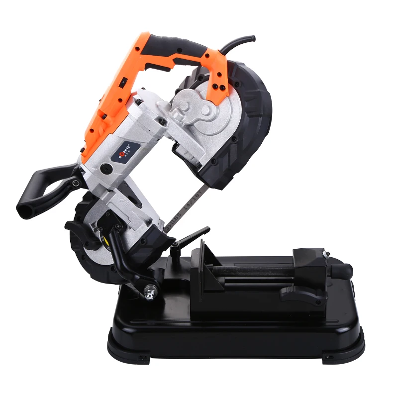 

LIVTER mini portable handhold horizontal band saw machine for cutting metal wood plastic