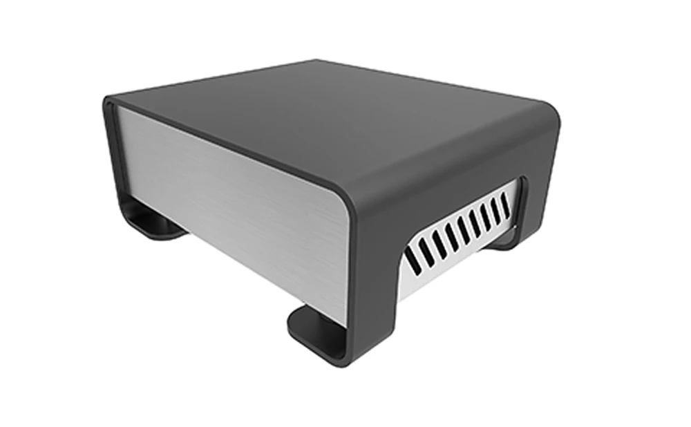 caixa de metal eletrônica diy com extrusão caixa para flexão de alumínio com base