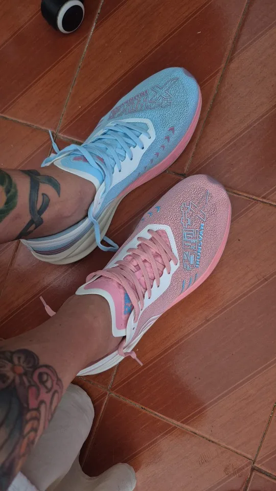 IRUNSVAN Professional Running Shoes Man Nylon Carbon Plate Athletic Training Sport Shoes Outdoor Non-slip Original Sneakers photo review