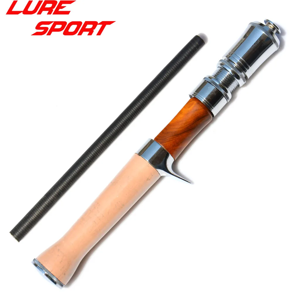 LureSport-Aluminum-Cast-Reel-Seat-With-Lock-Ferrules-10cm-Cork-Grip ...