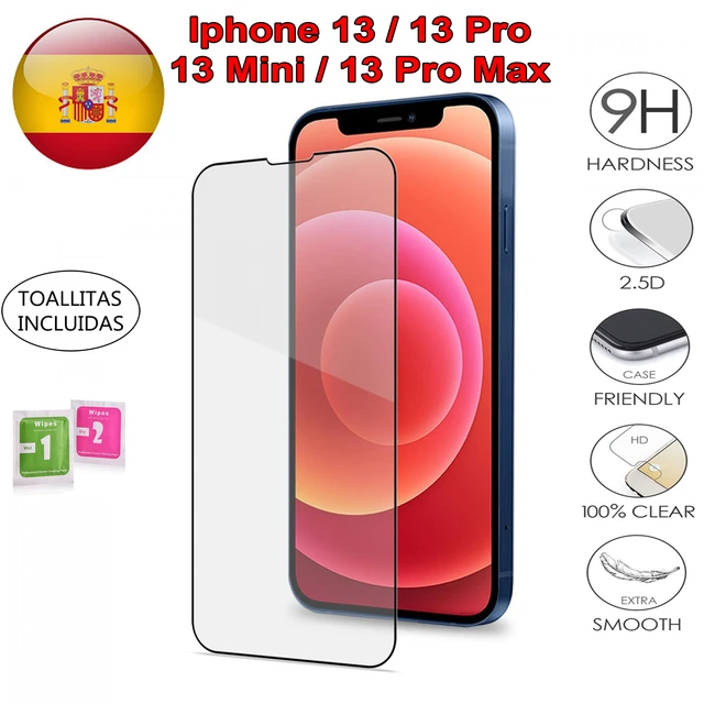 Protector de pantalla de vidrio templado para iPhone 13 Mini/13 Pro/13 Pro  Max/12 Pro Max