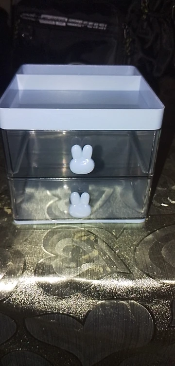 Organizador Mesa Coelho Porta Treco Caneta Gaveta/Maquiagem Escritório Multiuso - Neverdie Store photo review