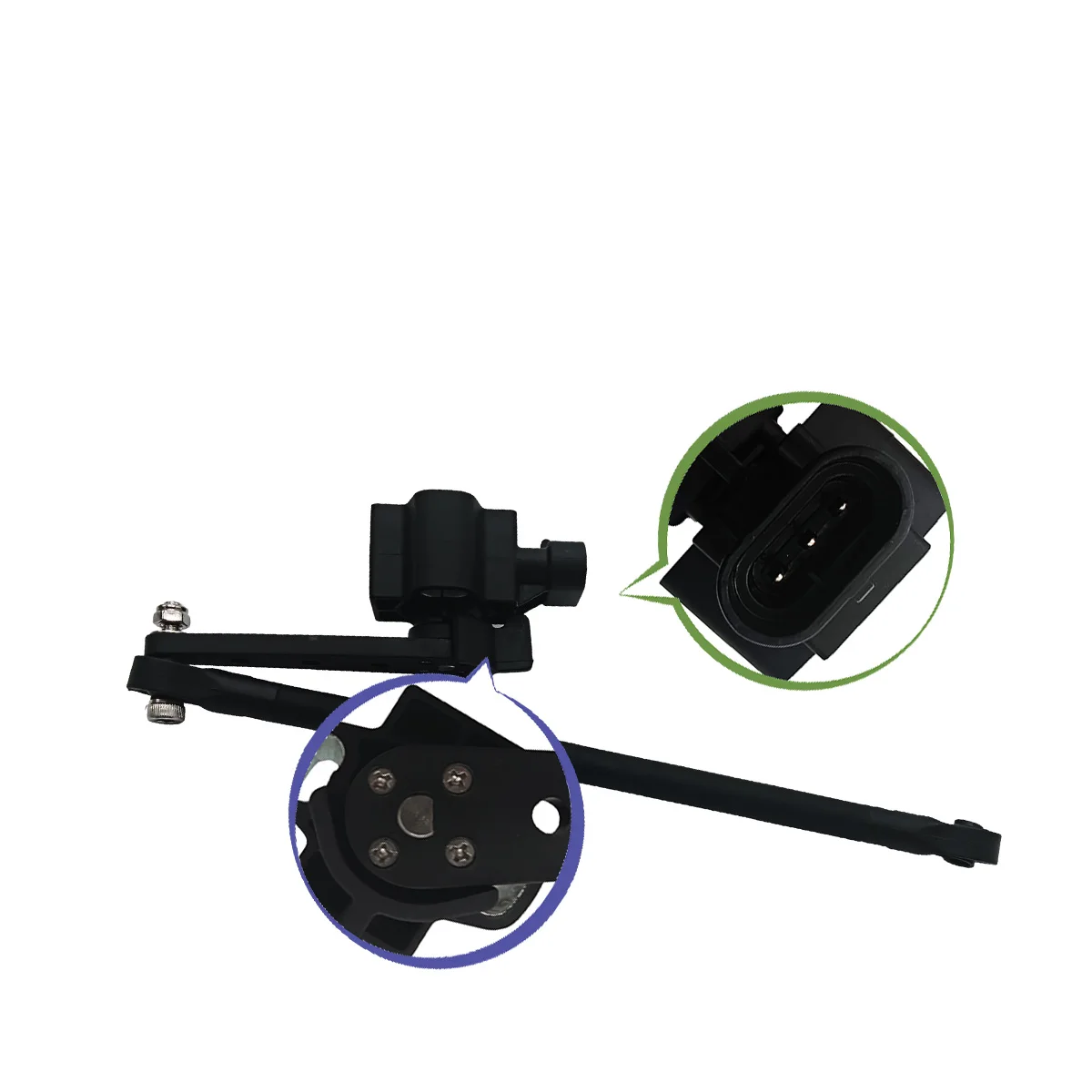 ACCU AA-ROT-120 AAROT120 Air Suspension Ride Height Leveling Level Control Sensor part For BMW AA.ROT.120 13022120129