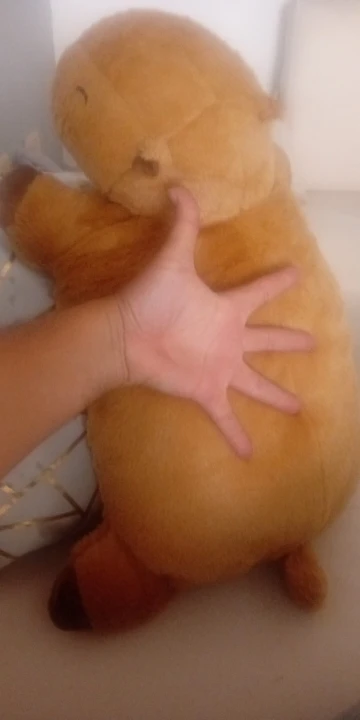 Capivara Fofeza® de Pelúcia – Estilo Almofada