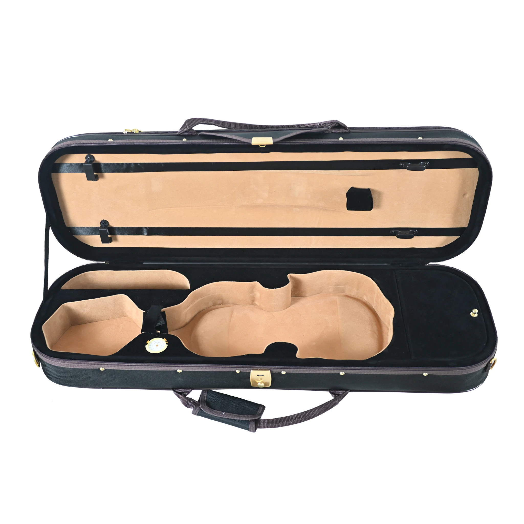 Lightweight Oblong Hygrometer Adjustable Viola Cases 15.5inch