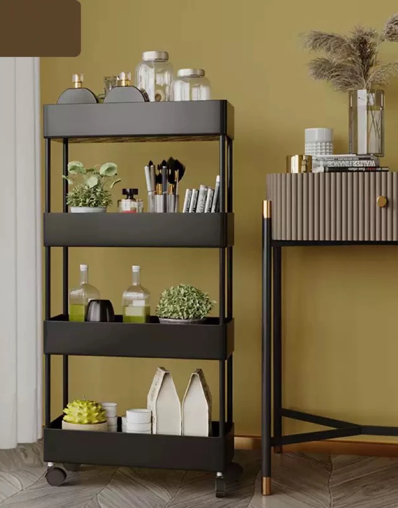 Carrito De Almacenamiento Multiusos Para La Cocina 4 Niveles #0803