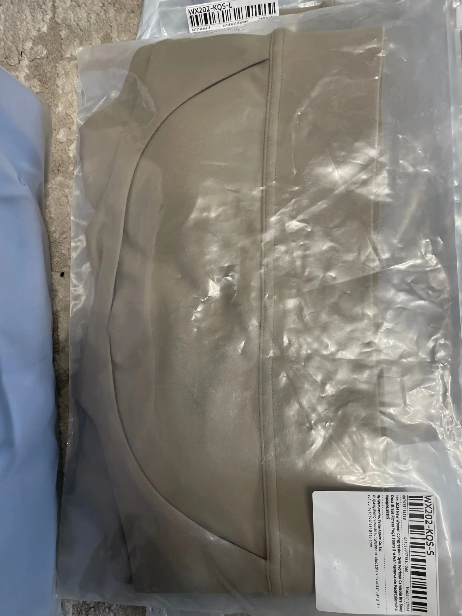 Women's Compression Cross Strap Sports Bra photo review