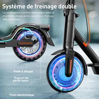 Trottinette électrique pliable T3 pour adultes, 350W, vitesse 25 km/h, trottinette électrique tout-terrain, pneus alvéolés solides de 8,5 pouces 5