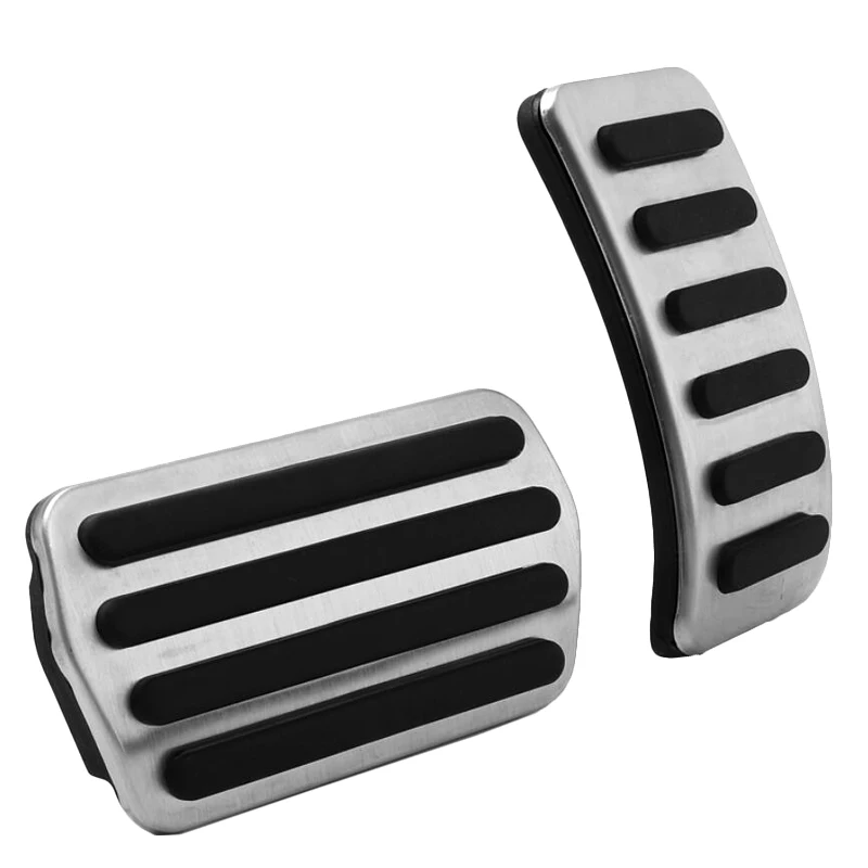 AT MT Car Foot Accelerator Brake Pedal Cover Parts For Volvo V70 XC70 2008 2009 2010 2011 2012 2013 2014 2015 No Drilling