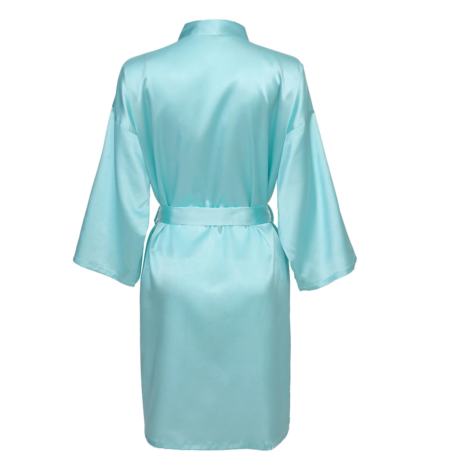 Satin Silk Robes Wedding Bathrobe Bride Bridesmaid Gown Women Clothing Sleepwear