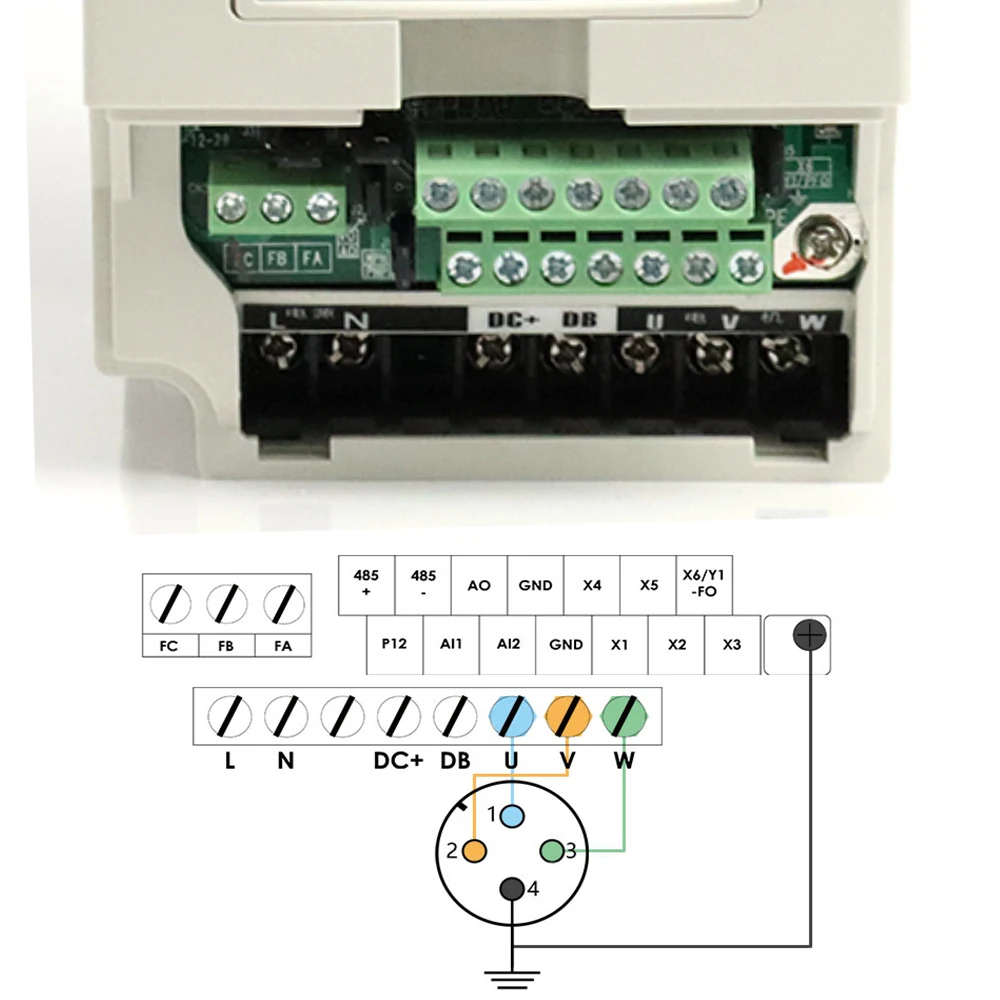 Vector Variable Frequency Drive Inverter para Spindle