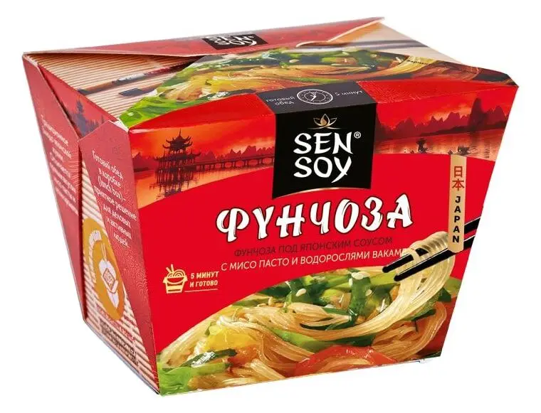 Упаковка 12 пачек Вермишель Sen