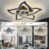 IRALAN Ceiling Fan with Lights Remote Control,6 Speeds 3 Light Color Flush Mount Ceiling Fan for Kitchen Bedroom 3