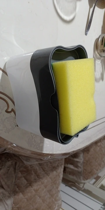 Liquid Soap Dispenser & Sponge Holder photo review
