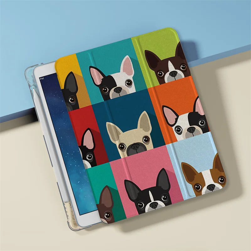 Charming Colorful Bulldog Tablet Case
